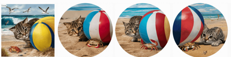 Cats to Play Beach Prompt #3